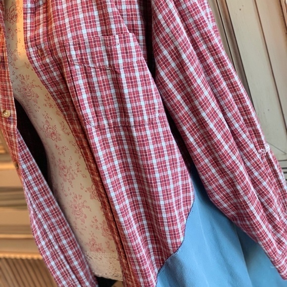 Painted Oyster “one of a kind” Upcycled Duster - Picture 5 of 6